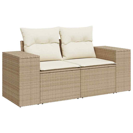Trädgårdsoffset 10 st Beige konstrotting