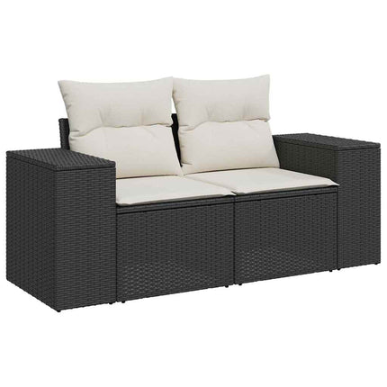 Trädgårdsoffset 8 st Svart konstrotting