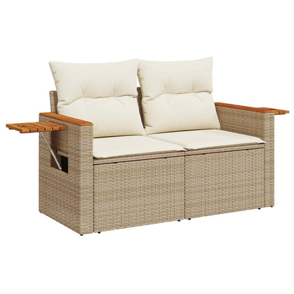 Trädgårdsoffset 9 st Beige konstrotting