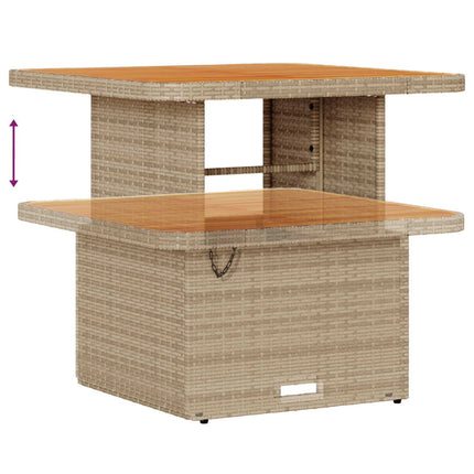 Trädgårdsoffset 8 st 7-Antal sittplatser Beige och gräddfärgad