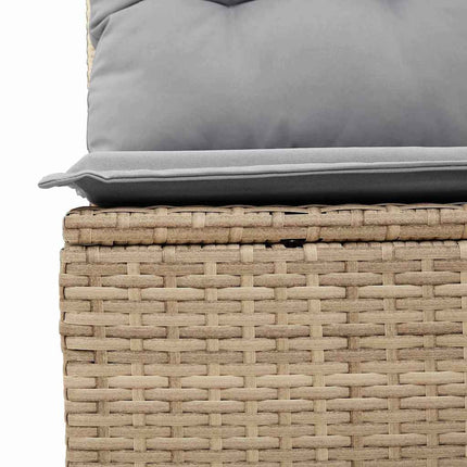 Trädgårdsoffset 8 st 5-Antal sittplatser Beige och Ljusgrå