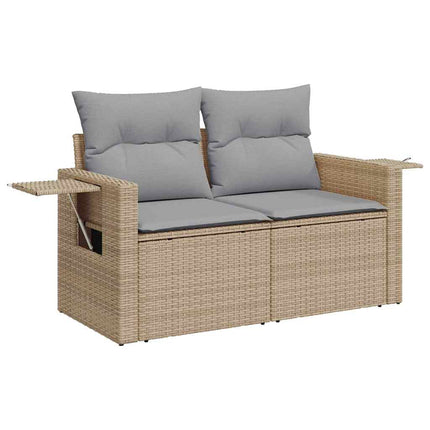 Trädgårdsoffset 11 st Beige och Ljusgrå konstrotting