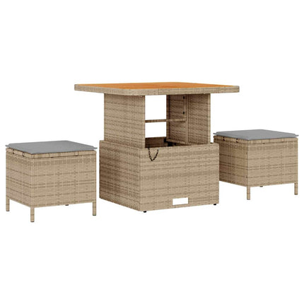 Trädgårdsoffset 8 st 7-Antal sittplatser Beige och Ljusgrå