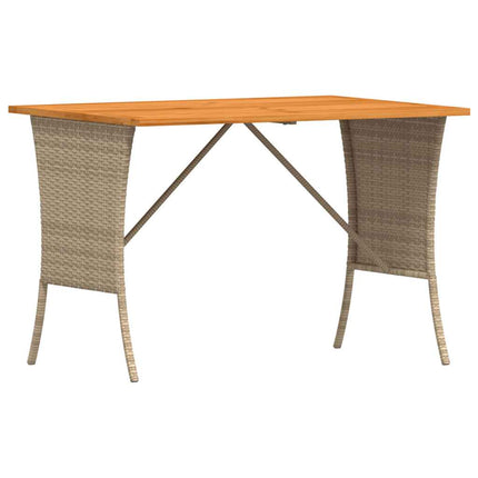 Soffgrupp för trädgården med dynor 5 delar beige konstrotting
