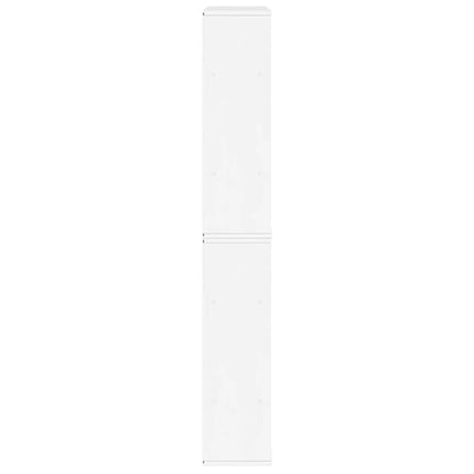Sidoskåp 5 st "ODDA" vit 40x24x79 cm massivt trä furu