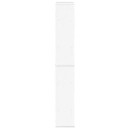 Sidoskåp 5 st "ODDA" vit 40x24x79 cm massivt trä furu