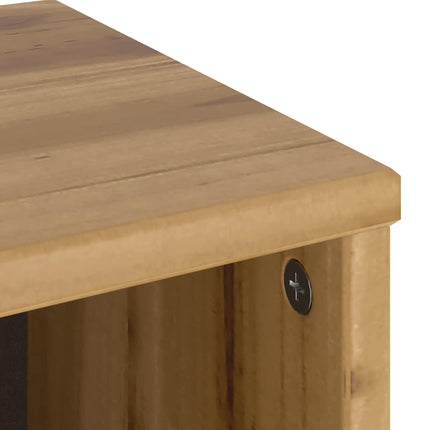 Sidoskåp 5 st "ODDA" 40x24x79 cm massivt trä furu