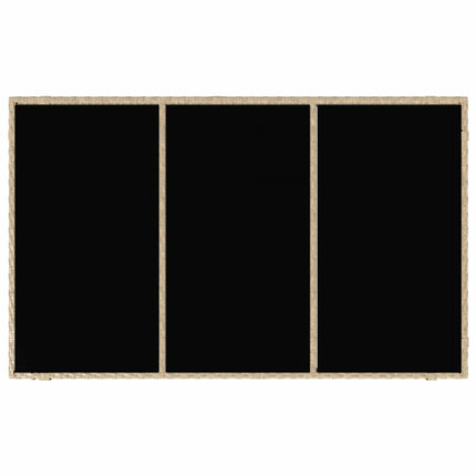 Trädgårdsmöbelset 7 pcs Beige konstrotting