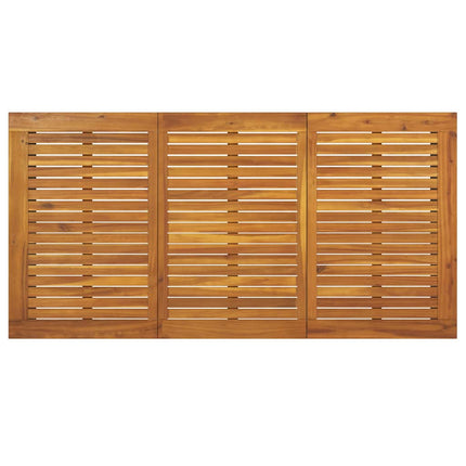 Trädgårdsmöbelset 5 pcs Beige Massivt Akaciaträ