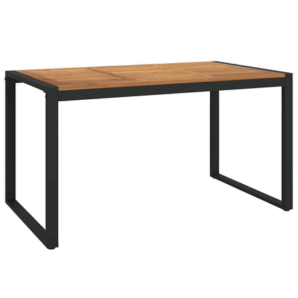 Trädgårdsmöbelset 5 pcs Grå och Brun konstrotting