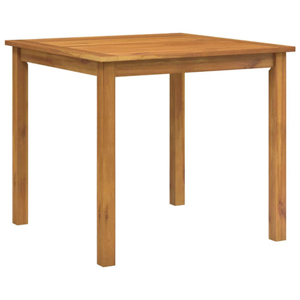Trädgårdsmöbelset 5 pcs Beige Massivt Akaciaträ