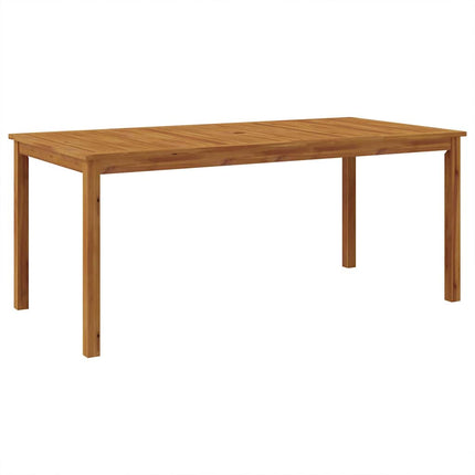 Trädgårdsmöbelset 9 st Beige Massivt Akaciaträ