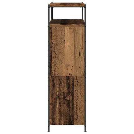 Skoskåp 100 x 34 x 112 cm Konstruerat trä Gammalt trä