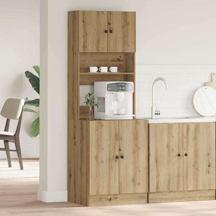 Köksbuffé med hylla med dörr 2 pcs Artisan Ek 60 x 50 x 180 cm