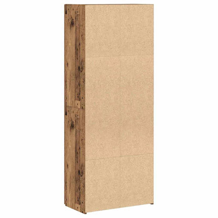 Kontorsskåp Gammalt trä 60 x 32 x 152,5 cm Konstruerat trä