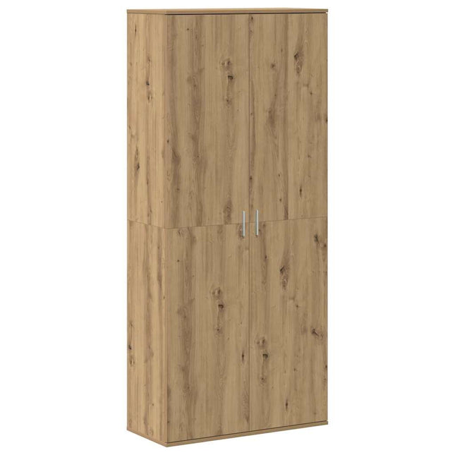 Högskåp 80 x 35 x 180 cm Konstruerat trä artisan ek