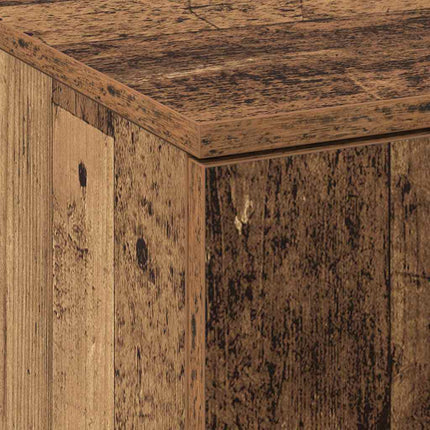 Highboard Gammalt trä 60 x 35 x 180 cm Konstruerat trä