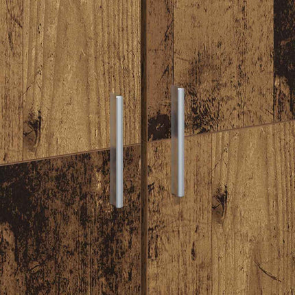 Highboard Gammalt trä 60 x 35 x 180 cm Konstruerat trä