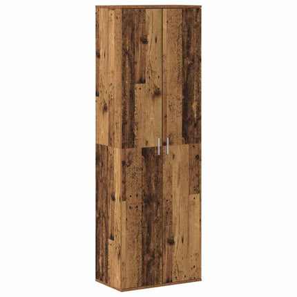 Highboard Gammalt trä 60 x 35 x 180 cm Konstruerat trä