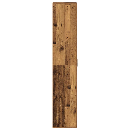 Highboard Gammalt trä 60 x 35 x 180 cm Konstruerat trä