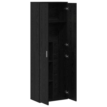 Highboard Svart ek 60 x 35 x 180 cm Konstruerat trä