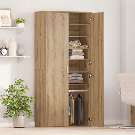 Högskåp med hylla artisan ek 80 x 39 x 178 cm Konstruerat trä