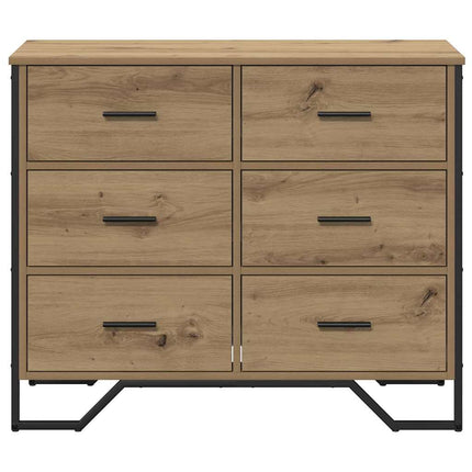Kommode 6-Låda Artisan Ek 91 x 35,5 x 74,5 cm