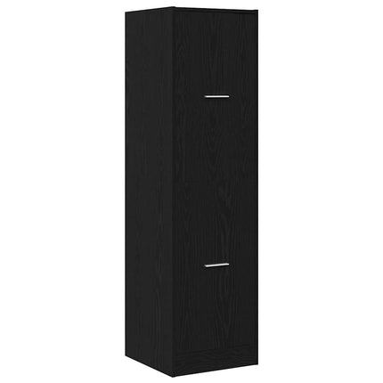 Apoteksskåp Svart ek 40 x 41 x 144.5 cm Konstruerat trä