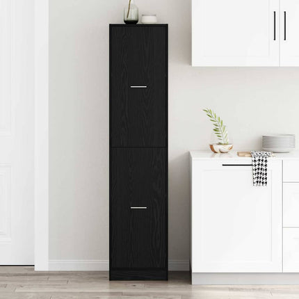 Apoteksskåp Svart ek 40 x 41 x 174.5 cm Konstruerat trä