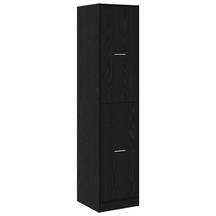 Apoteksskåp Svart ek 40 x 41 x 174.5 cm Konstruerat trä