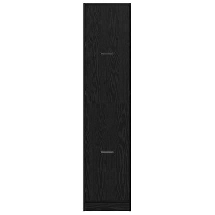 Apoteksskåp Svart ek 40 x 41 x 174.5 cm Konstruerat trä