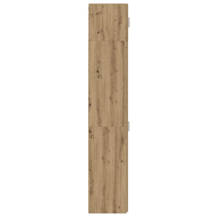 2-delat Förvaringsskåp med Hyllor 2 pcs Artisan-ek