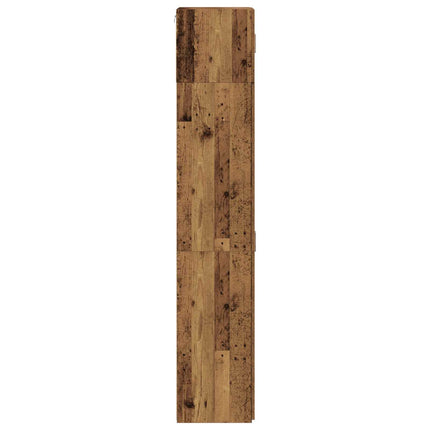 Förvaringsskåp 2 pcs Gammalt trä 70 x 42,5 x 185 cm