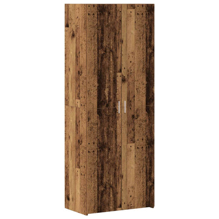 Förvaringsskåp 2 pcs Gammalt trä 70 x 42,5 x 225 cm