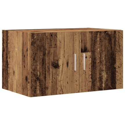 Förvaringsskåp 2 pcs Gammalt trä 70 x 42,5 x 225 cm