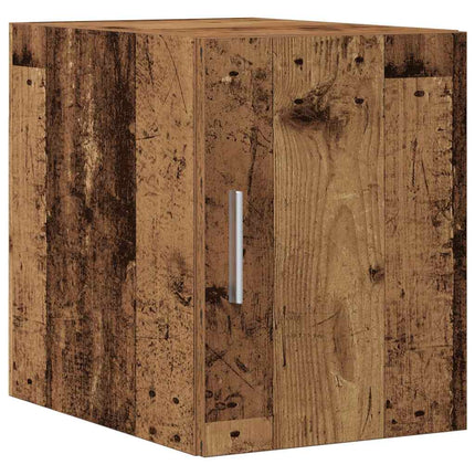 Förvaringsskåp med låda 2 pcs Gammalt trä 30 x 42,5 x 225 cm