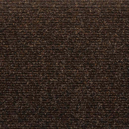 Trappmattor självhäftande 20 st 65x21x4 cm bruna halvrunda stora