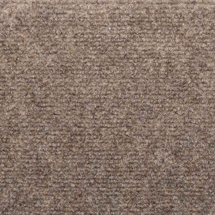 Trappmattor självhäftande 20 st 65x21x4 cm beige halvrunda stora