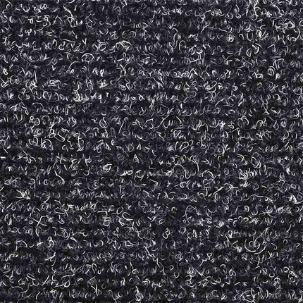 Trappmattor självhäftande 20 st 56x17x3 cm mörkgrå halvrunda