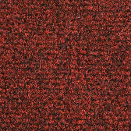 Trappmattor självhäftande 20 st 56x17x3 cm bordeauxröd halvrunda