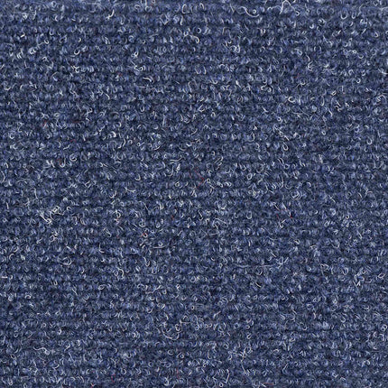 Trappmattor självhäftande 20 st 56x17x3 cm blå halvrunda