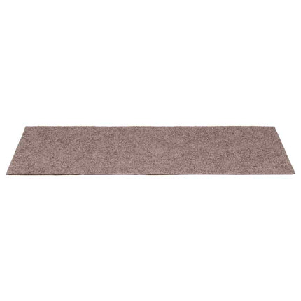 Trappmattor självhäftande 30 st 65x21x4 cm ljusbrun rektangulära kanter