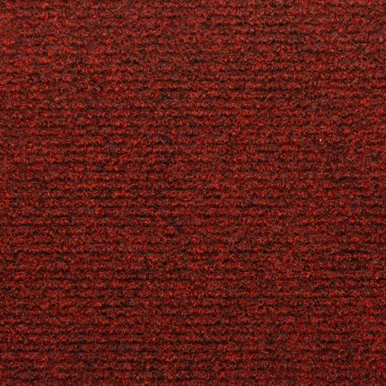 Trappmattor självhäftande 30 st 65x21x4 cm bordeauxröd rektangulär kant