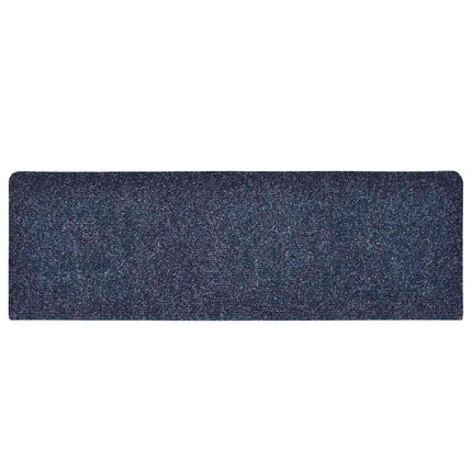 Trappmattor självhäftande 30 st 65x21x4 cm blå rektangulär kant