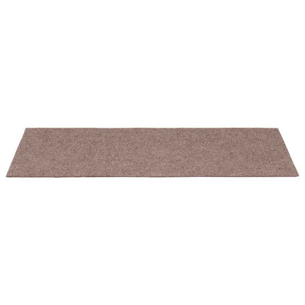 Trappmattor självhäftande 30 st 60x25 cm ljusbruna rektangulära