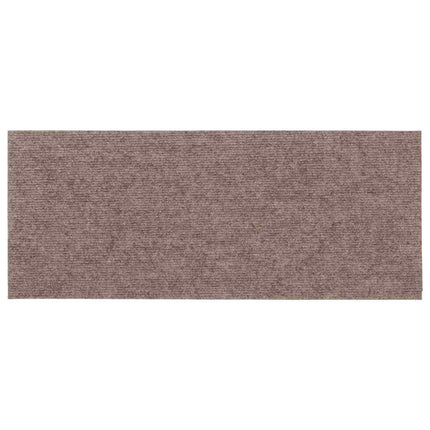 Trappmattor självhäftande 30 st 60x25 cm ljusbruna rektangulära