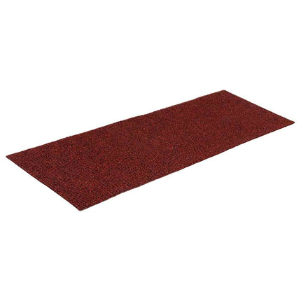 Trappmattor självhäftande 30 st 60x25 cm bordeauxröd rektangulär