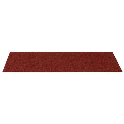 Trappmattor självhäftande 30 st 60x25 cm bordeauxröd rektangulär