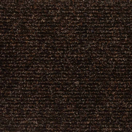 Trappmattor självhäftande 30 st 60x25 cm bruna rektangulära