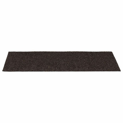 Trappmattor självhäftande 30 st 60x25 cm mörkbruna rektangulära
